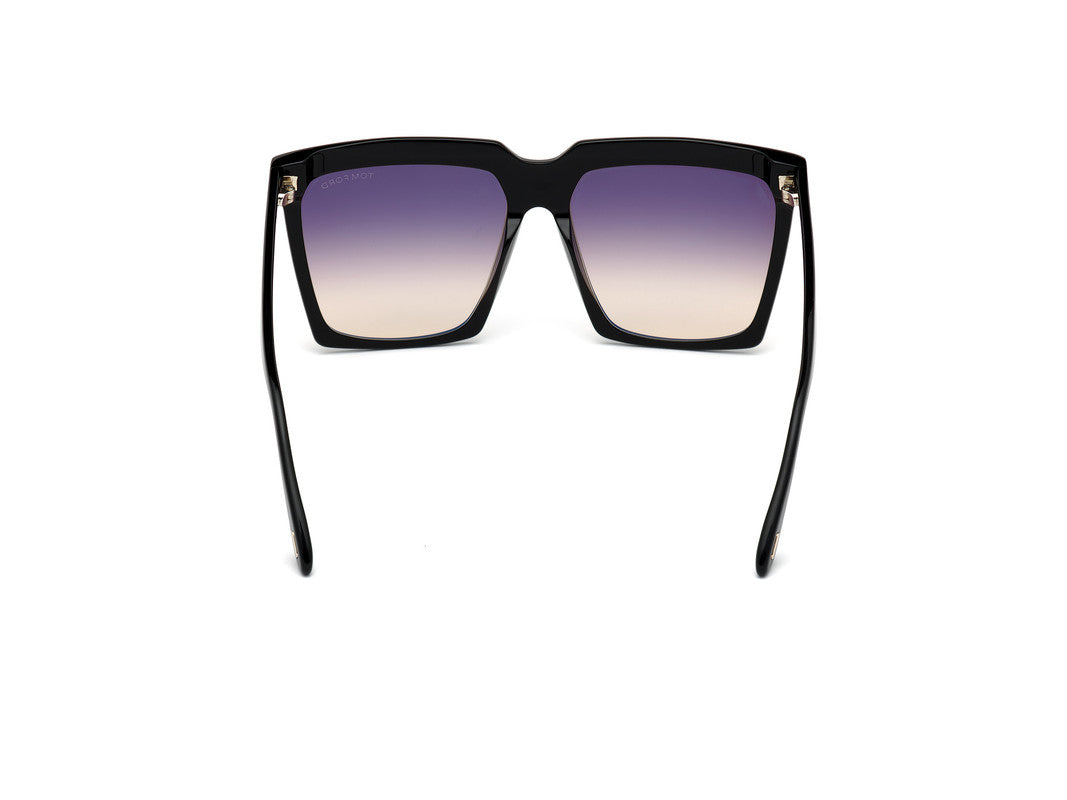 Shiny Black Female Sunglasses Tom Ford 889214096425