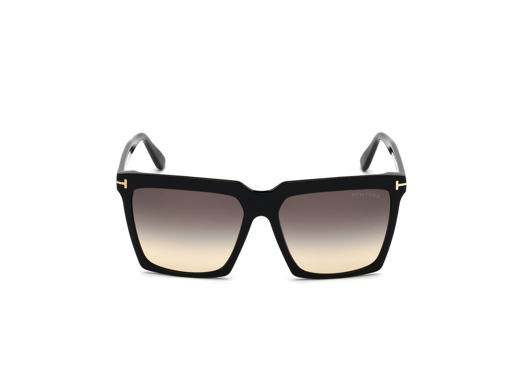 Shiny Black Female Sunglasses Tom Ford 889214096425