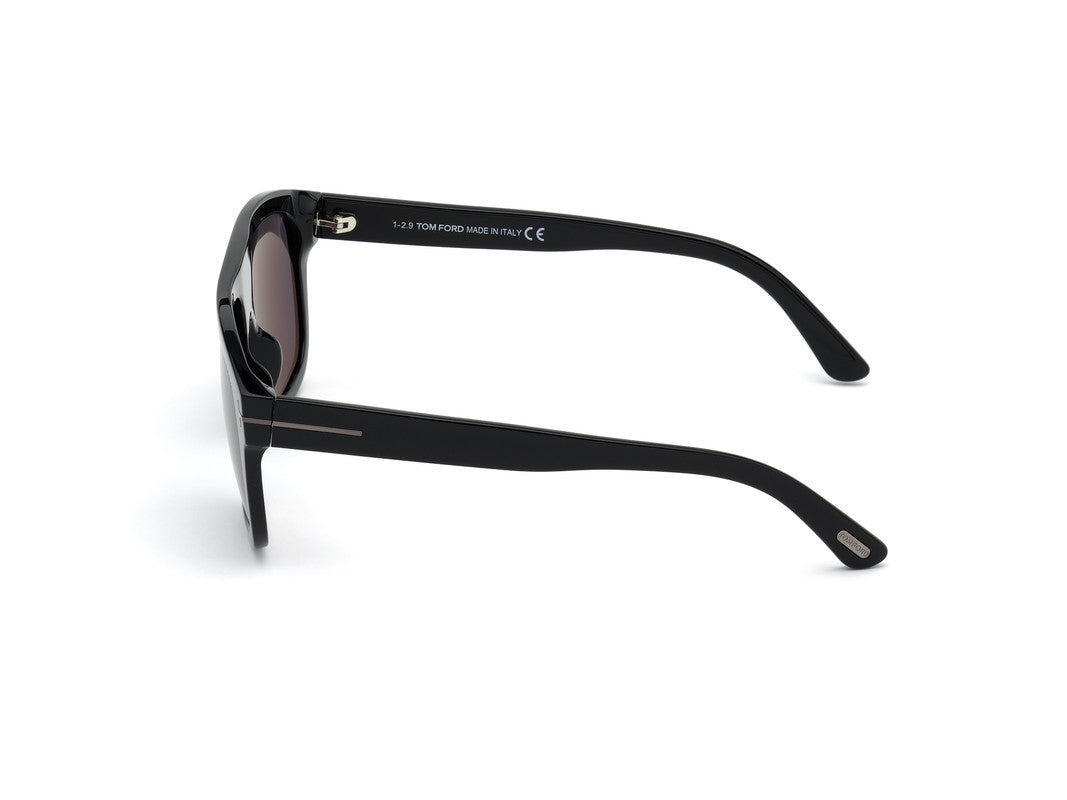 Shiny Black Male Sunglasses Tom Ford 889214122414