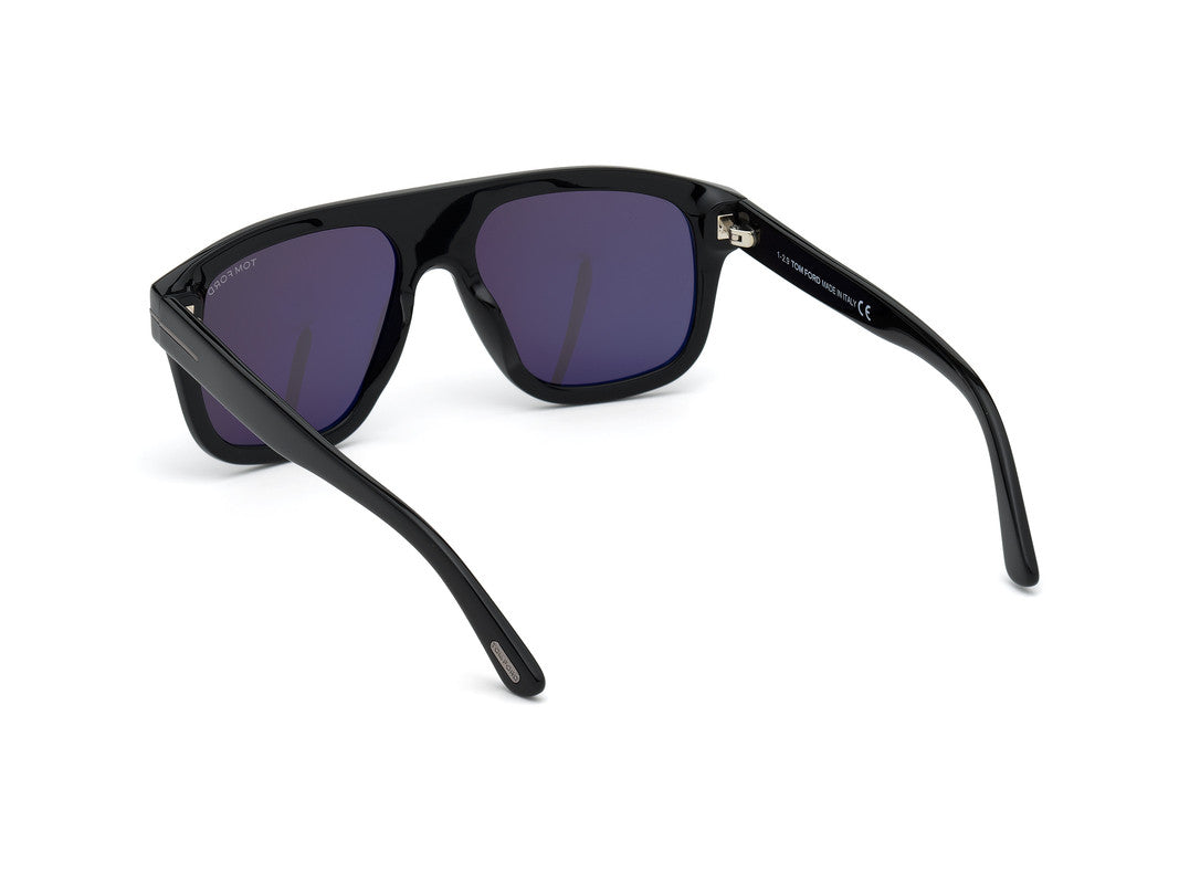 Shiny Black Male Sunglasses Tom Ford 889214122414