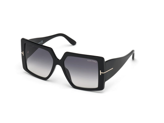 Shiny Black Female Sunglasses Tom Ford 889214121233