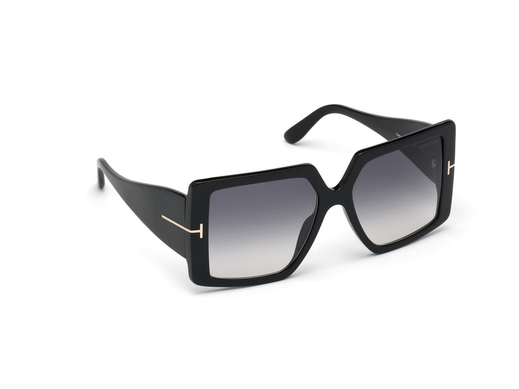 Shiny Black Female Sunglasses Tom Ford 889214121233