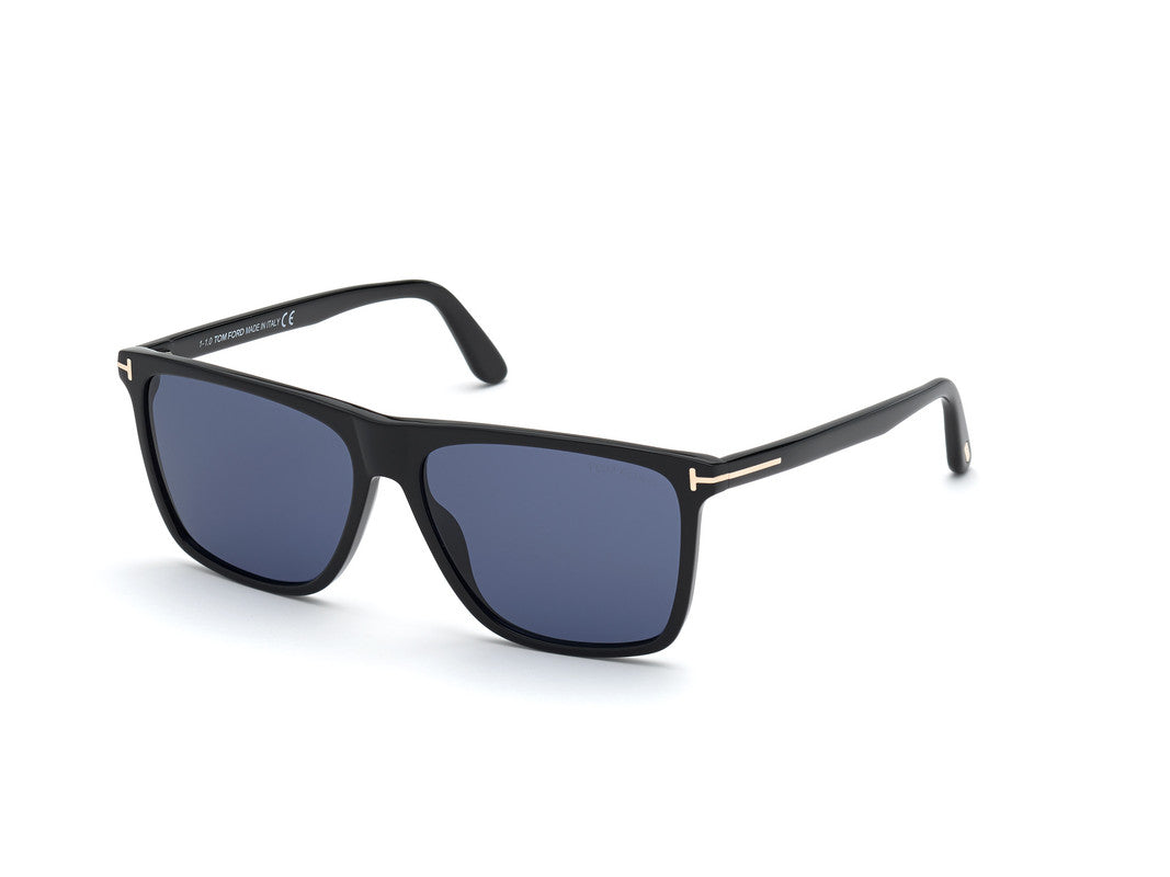 Shiny Black Male Sunglasses Tom Ford 889214218650