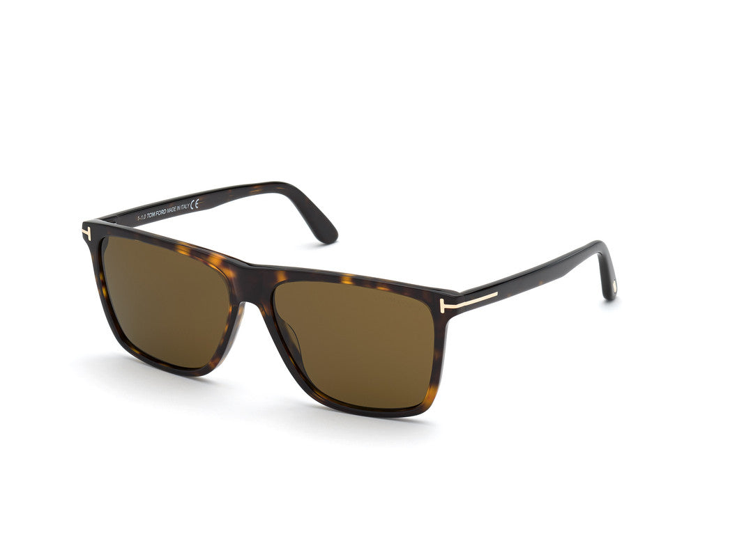 Dark Havana Male Sunglasses Tom Ford 889214218728