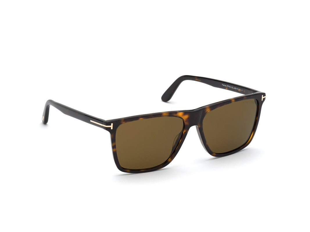 Dark Havana Male Sunglasses Tom Ford 889214218728