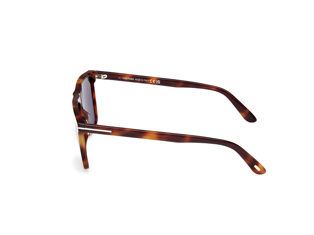 Blonde Havana Male Sunglasses Tom Ford 889214550163