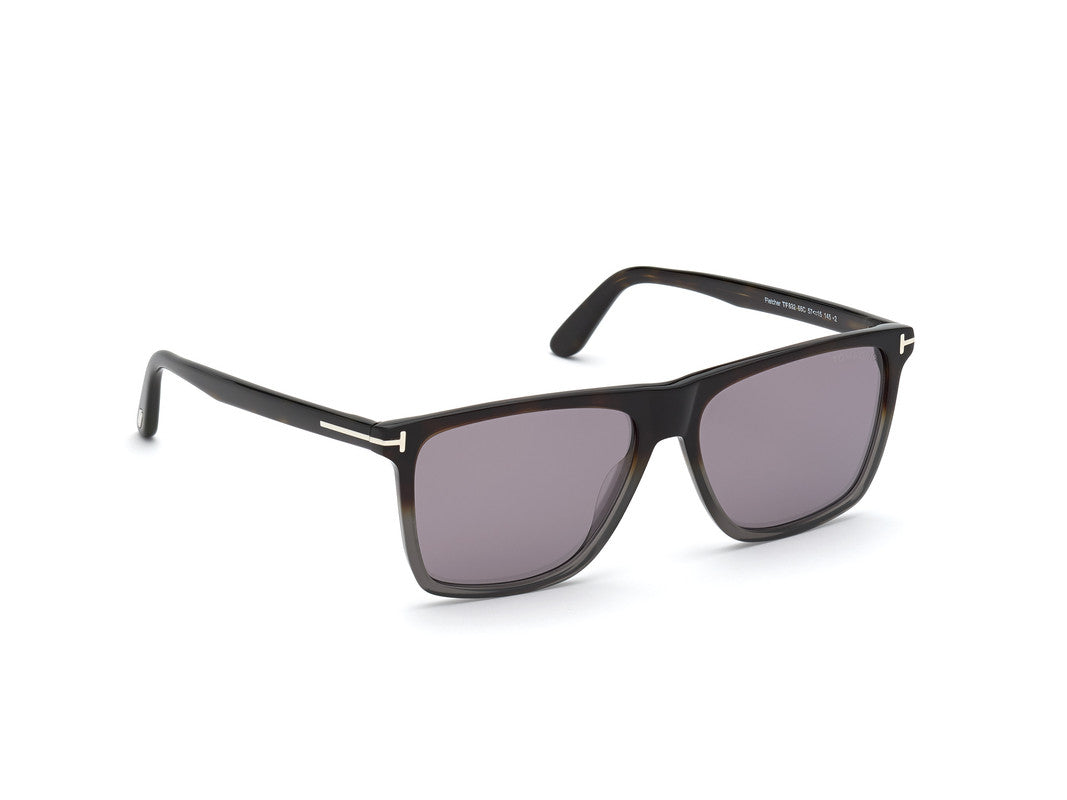 Coloured Havana Male Sunglasses Tom Ford 889214218735