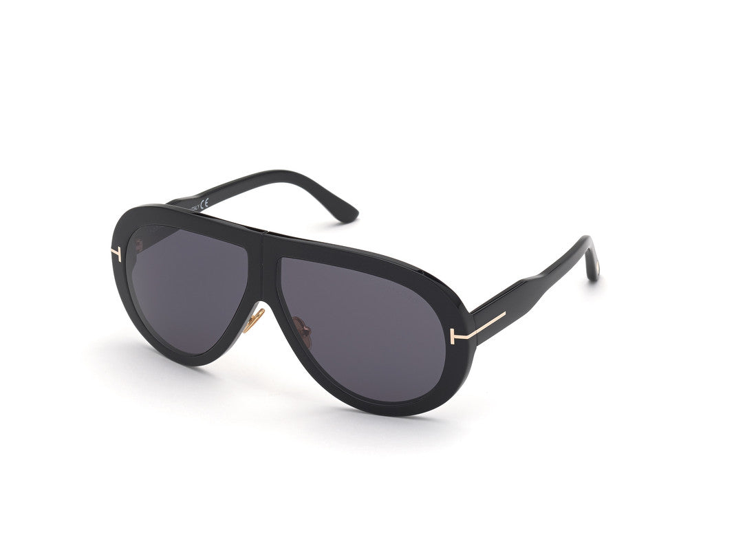 Shiny Black Unisex Sunglasses Tom Ford 889214219022