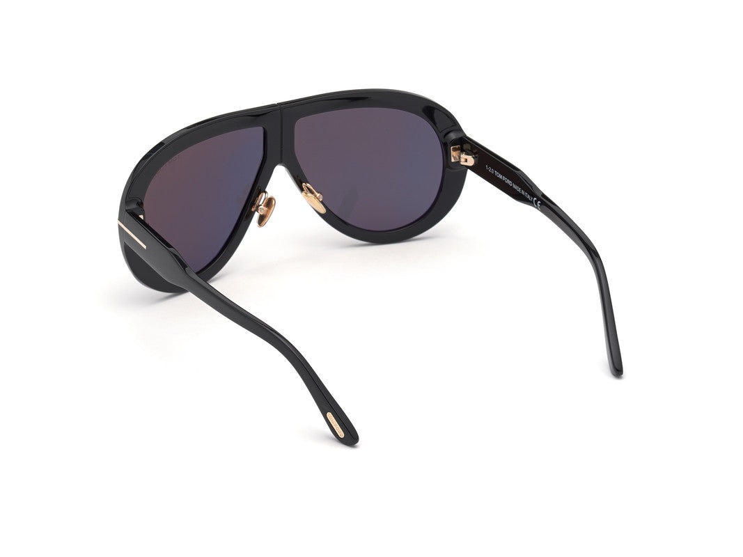 Shiny Black Unisex Sunglasses Tom Ford 889214219022