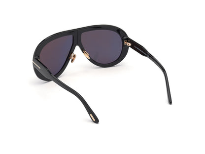 Shiny Black Unisex Sunglasses Tom Ford 889214219022