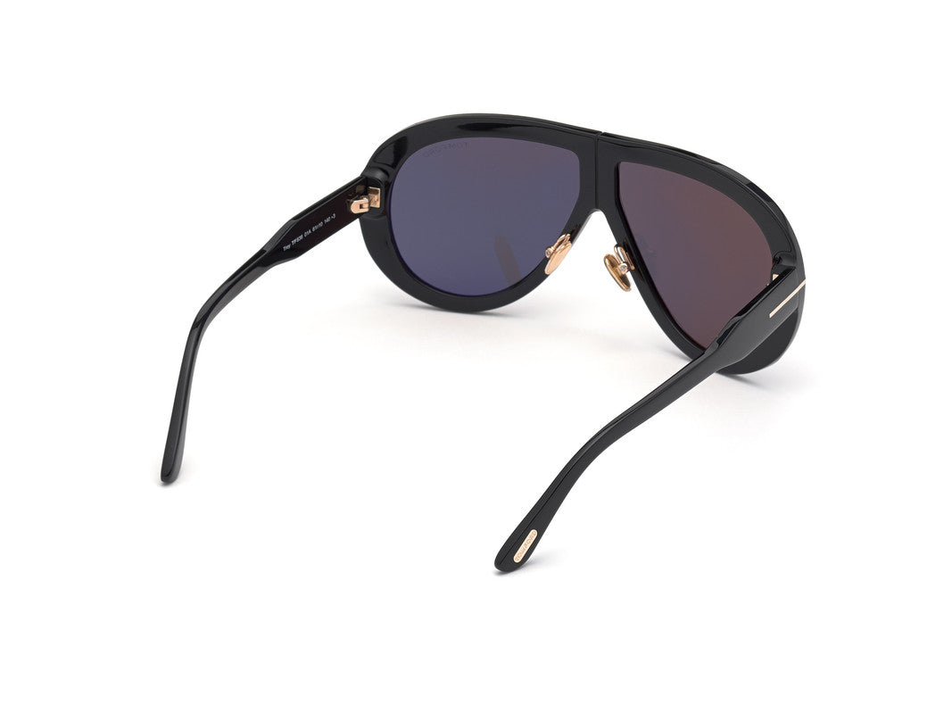 Shiny Black Unisex Sunglasses Tom Ford 889214219022