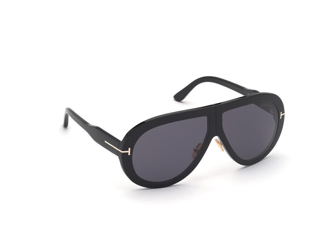 Shiny Black Unisex Sunglasses Tom Ford 889214219022