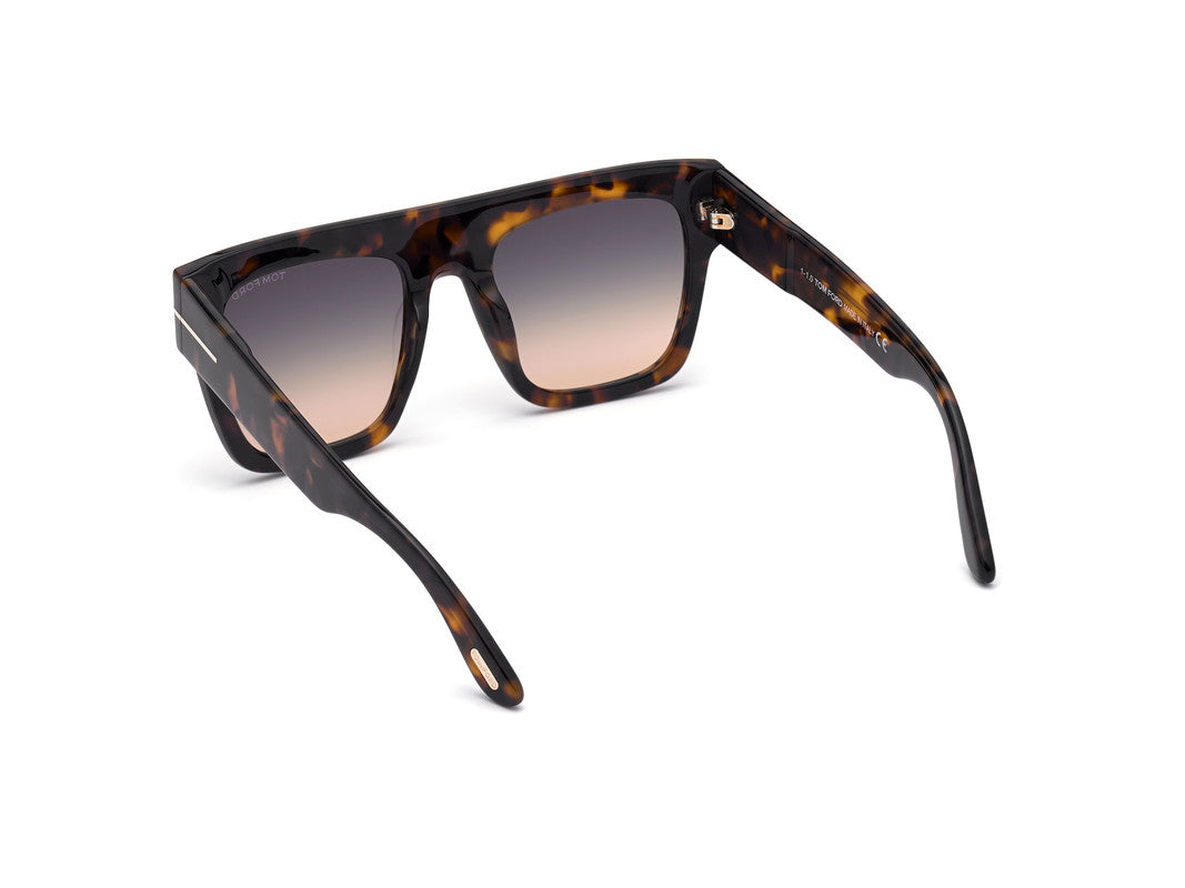 Dark Havana Female Sunglasses Tom Ford 889214219534