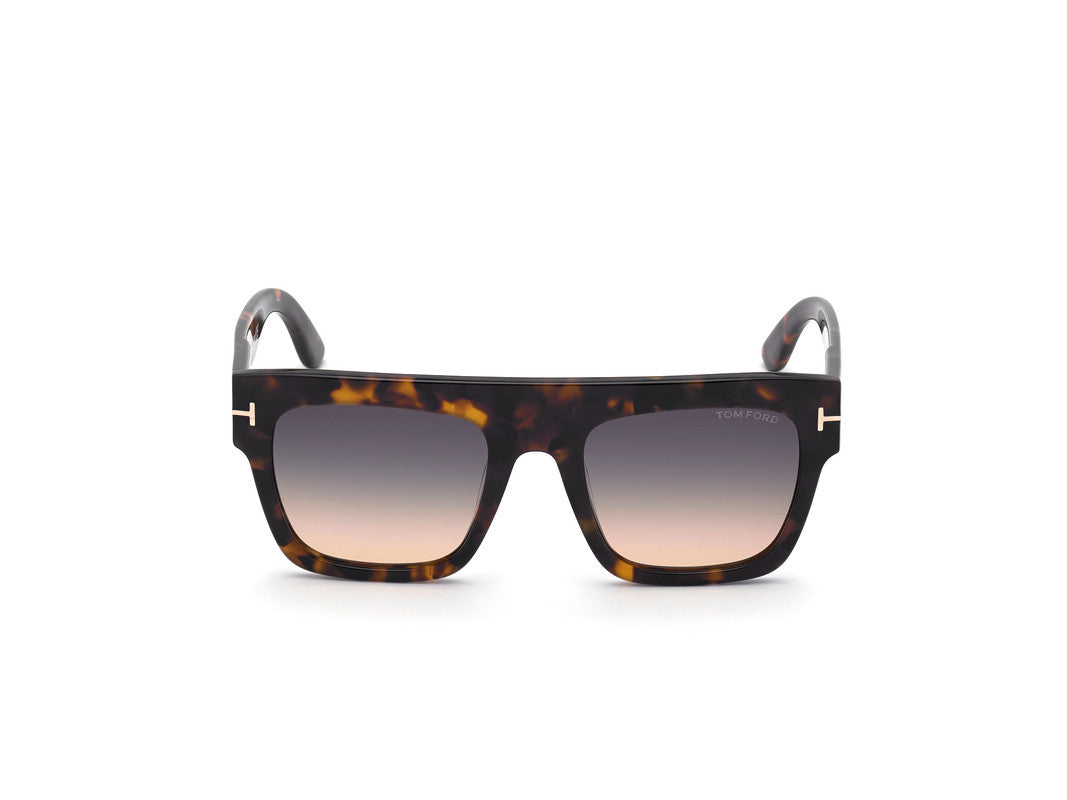 Dark Havana Female Sunglasses Tom Ford 889214219534