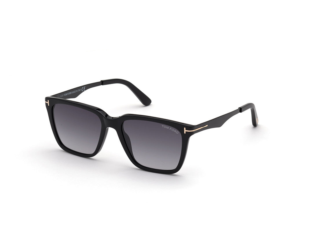 Shiny Black Male Sunglasses Tom Ford 889214243904