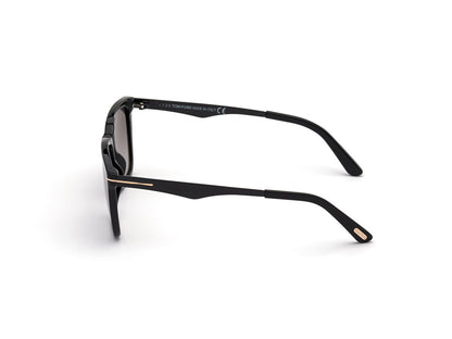 Shiny Black Male Sunglasses Tom Ford 889214243904