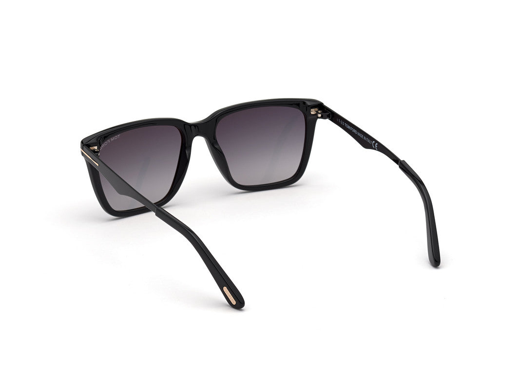 Shiny Black Male Sunglasses Tom Ford 889214243904