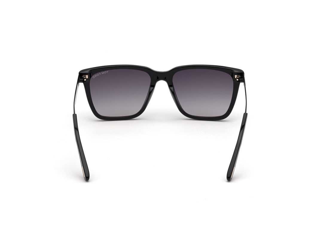 Shiny Black Male Sunglasses Tom Ford 889214243904