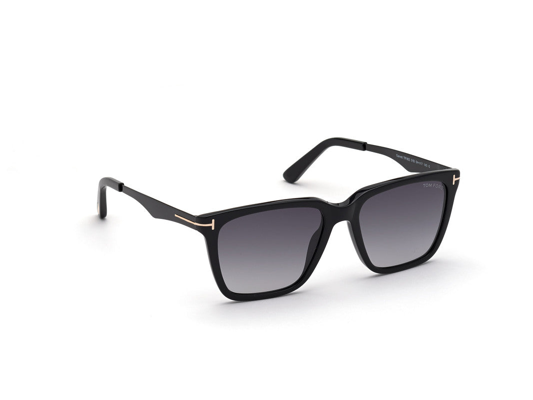 Shiny Black Male Sunglasses Tom Ford 889214243904