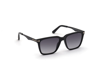 Shiny Black Male Sunglasses Tom Ford 889214243904