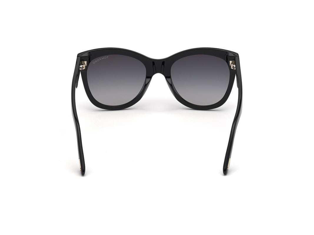 Shiny Black Female Sunglasses Tom Ford 889214244369