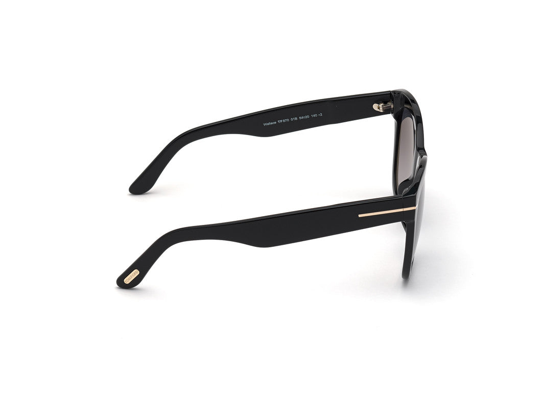 Shiny Black Female Sunglasses Tom Ford 889214244369