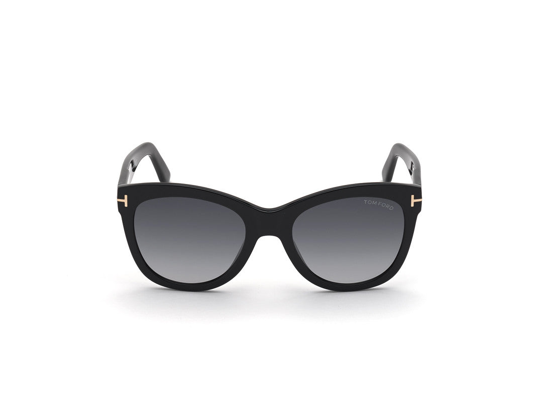 Shiny Black Female Sunglasses Tom Ford 889214244369