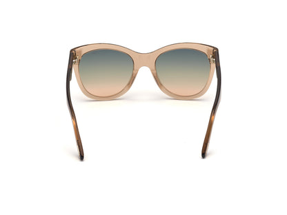 Shiny Light Brown Female Sunglasses Tom Ford 889214244383