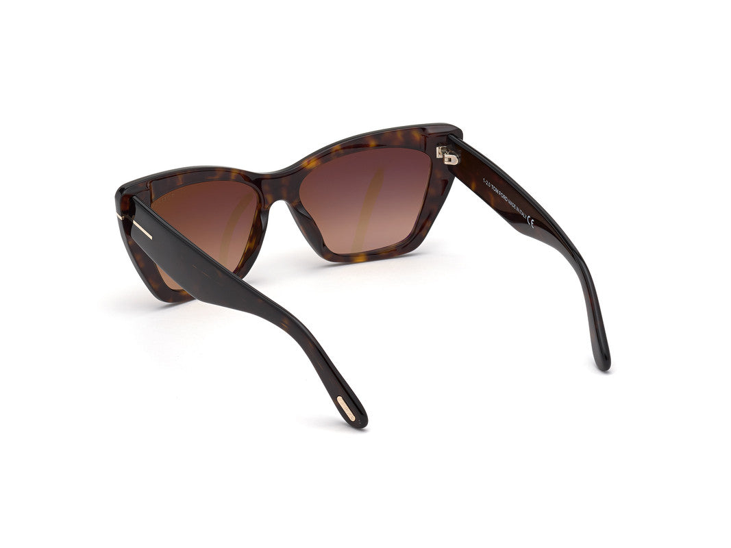 Dark Havana Female Sunglasses Tom Ford 889214244468