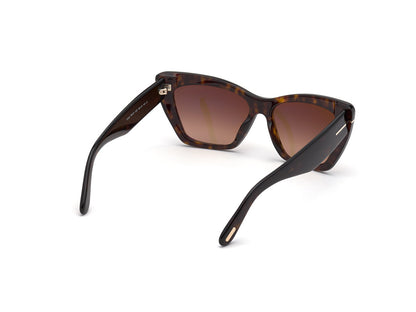 Dark Havana Female Sunglasses Tom Ford 889214244468