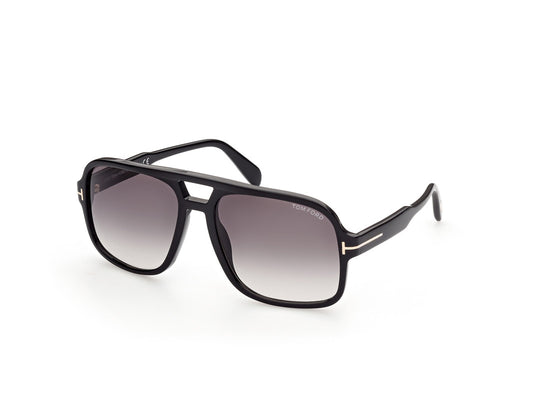 Shiny Black Male Sunglasses Tom Ford 889214281784