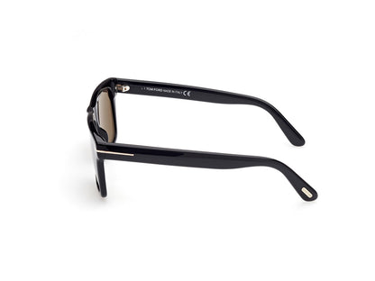 Shiny Black Male Sunglasses Tom Ford 889214294883