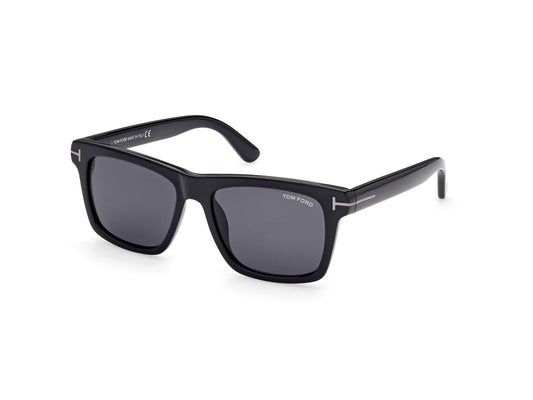 Shiny Black Male Sunglasses Tom Ford 889214294906