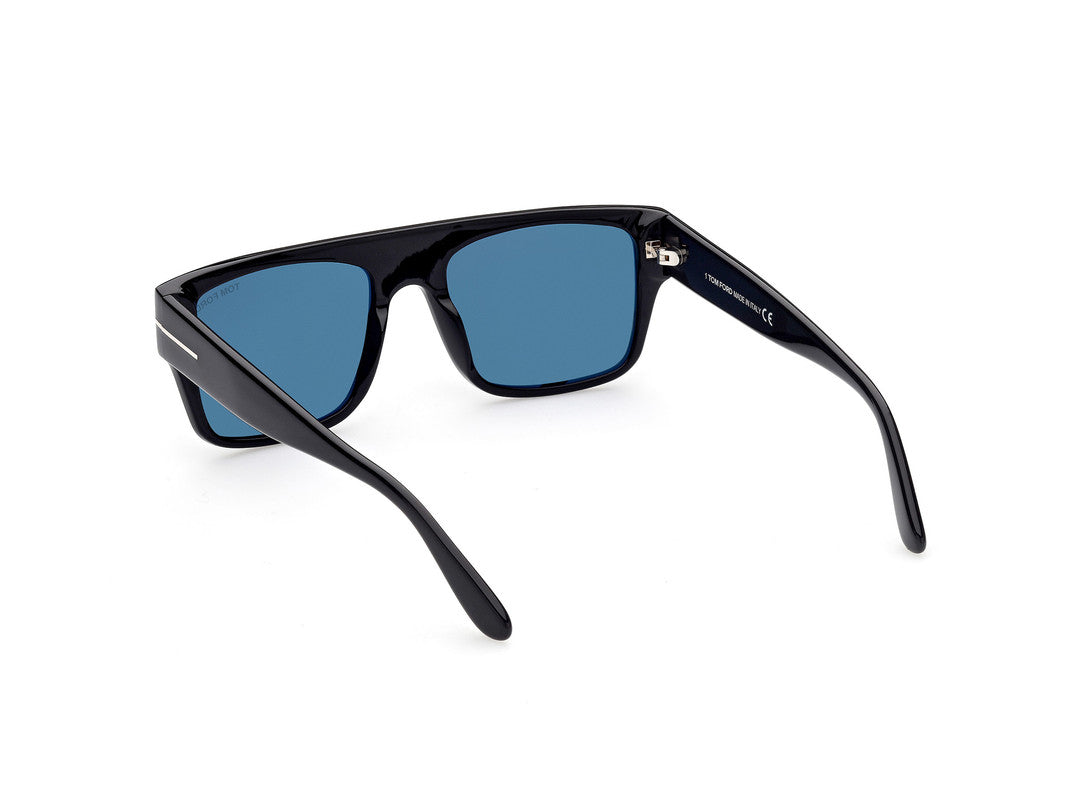 Shiny Black Male Sunglasses Tom Ford 889214292858