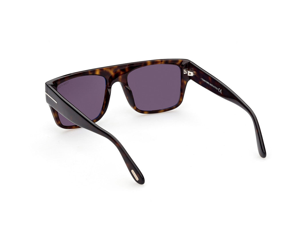 Dark Havana Male Sunglasses Tom Ford 889214292872