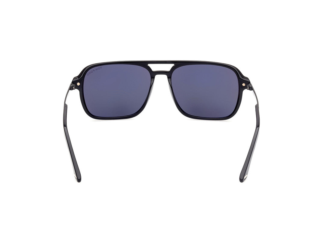 Shiny Black Male Sunglasses Tom Ford 889214292810