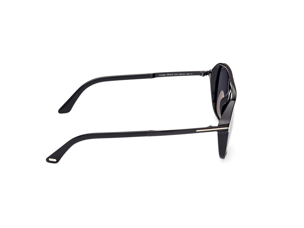 Shiny Black Male Sunglasses Tom Ford 889214292810