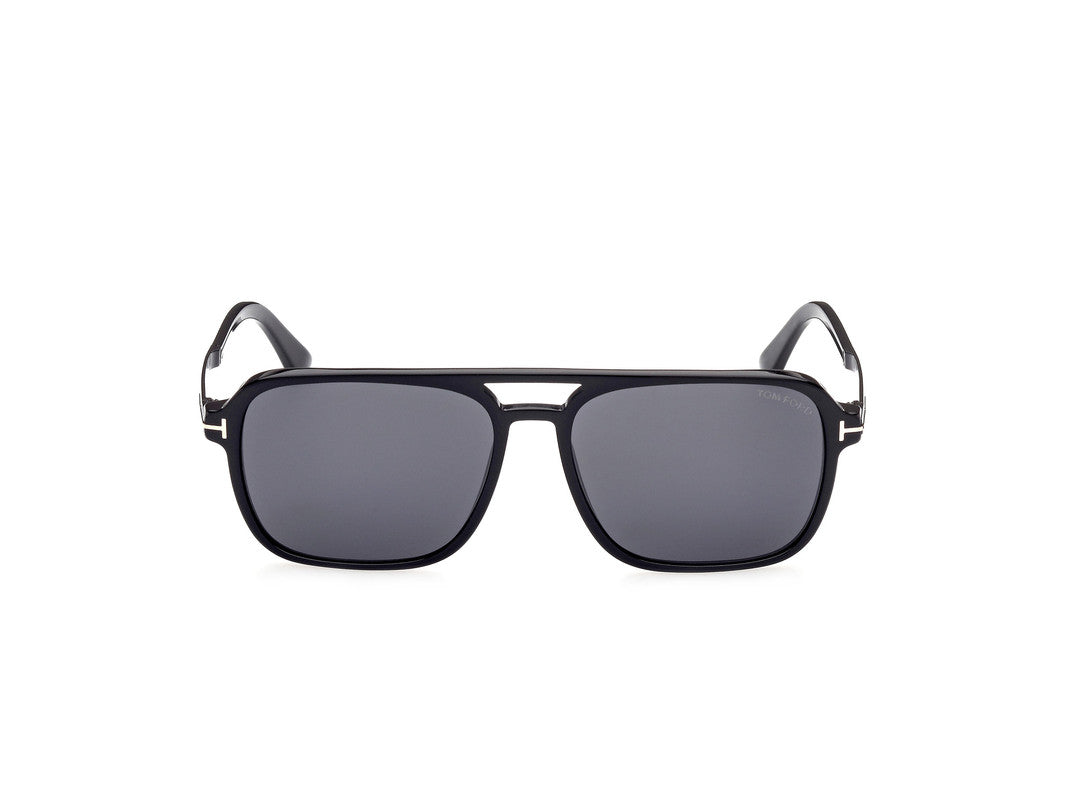 Shiny Black Male Sunglasses Tom Ford 889214292810