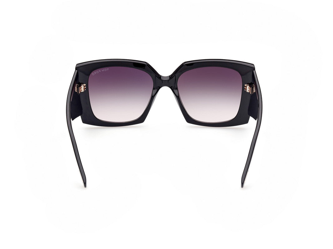 Shiny Black Female Sunglasses Tom Ford 889214292711