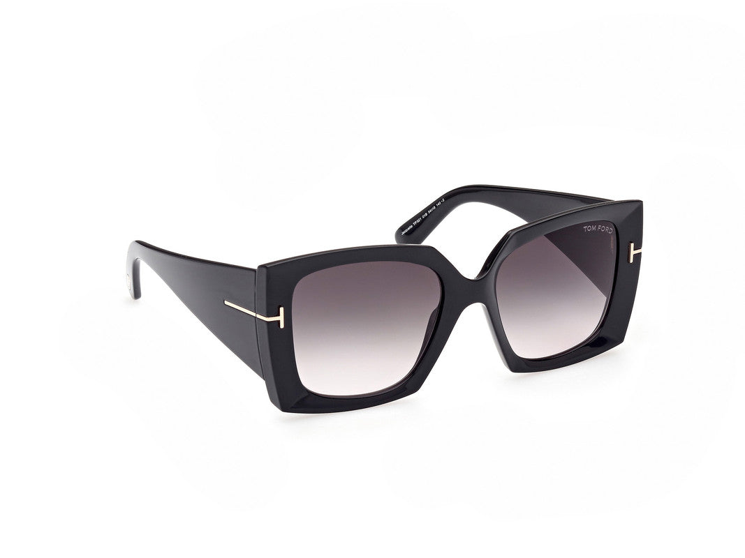 Shiny Black Female Sunglasses Tom Ford 889214292711