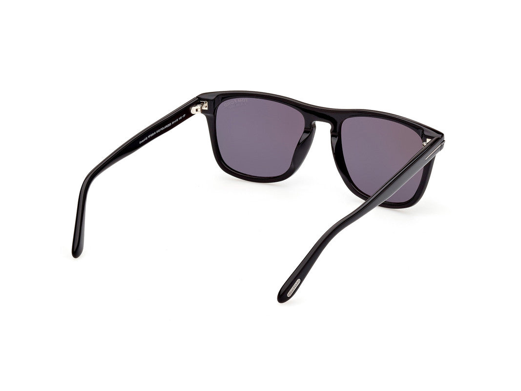 Shiny Black Male Sunglasses Tom Ford 889214318084