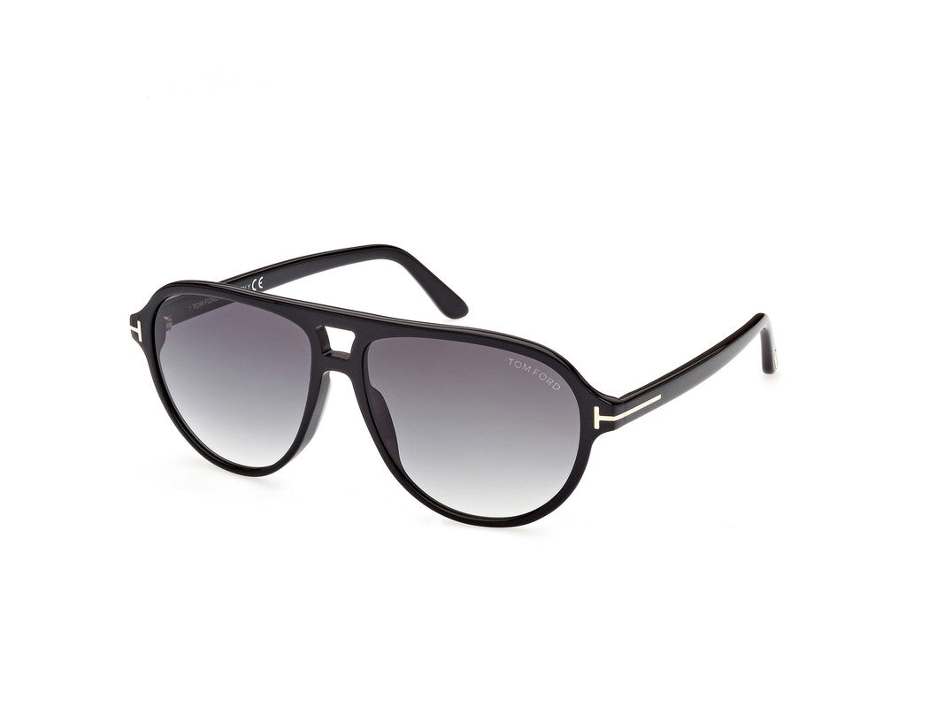 Shiny Black Male Sunglasses Tom Ford 889214318176