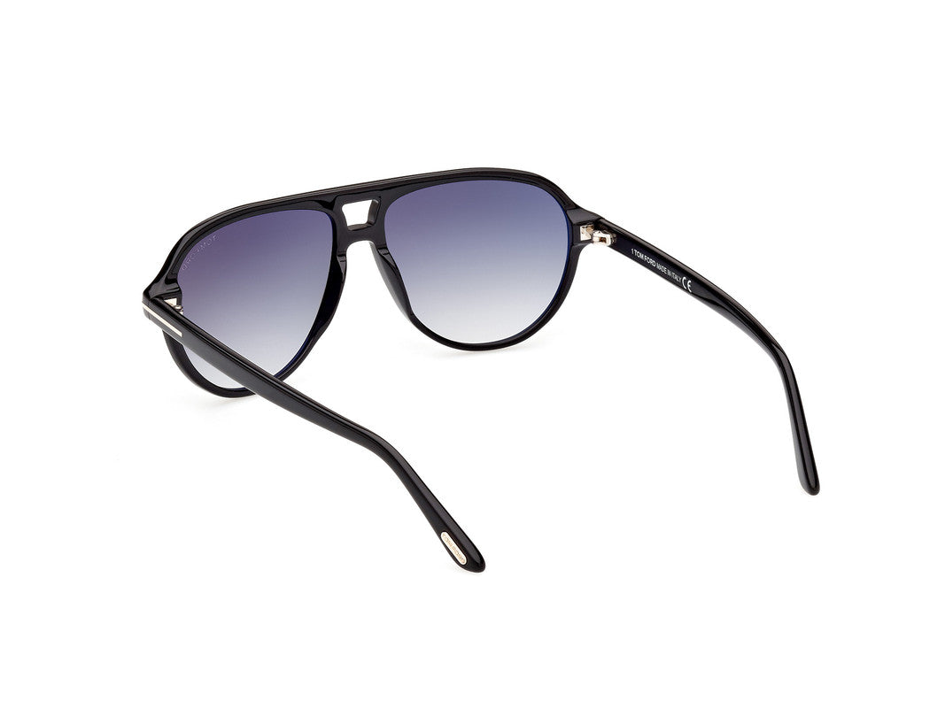 Shiny Black Male Sunglasses Tom Ford 889214318176
