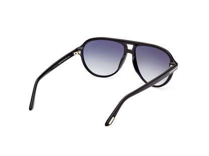 Shiny Black Male Sunglasses Tom Ford 889214318176