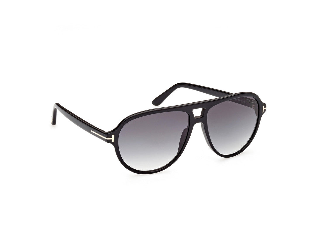 Shiny Black Male Sunglasses Tom Ford 889214318176