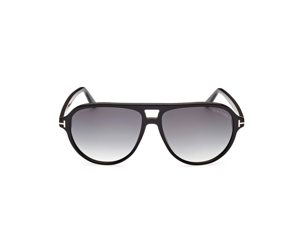 Shiny Black Male Sunglasses Tom Ford 889214318176