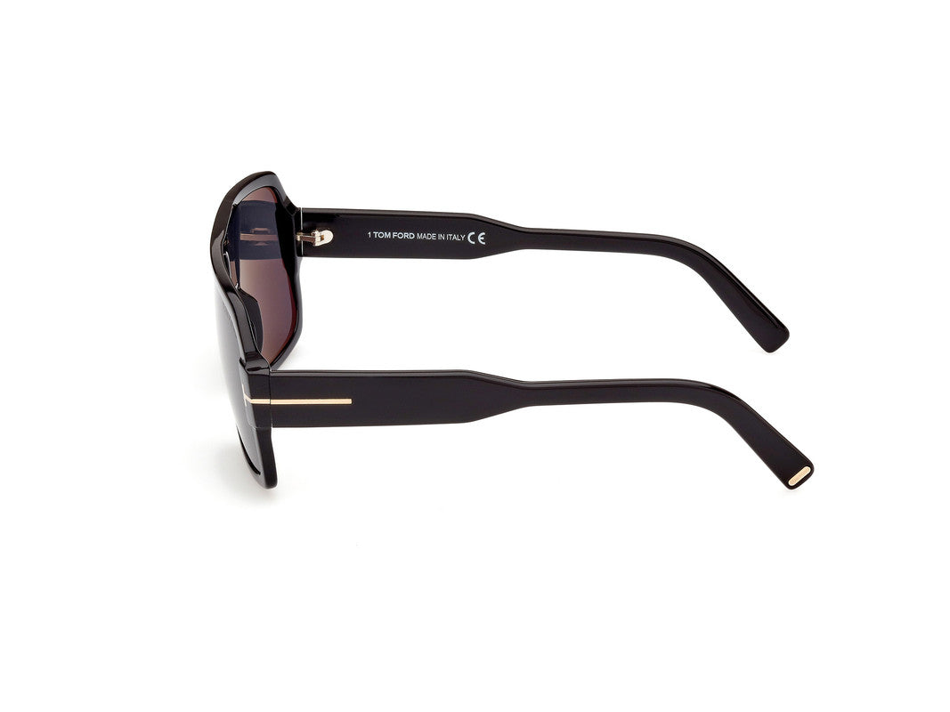 Shiny Black Male Sunglasses Tom Ford 889214318213