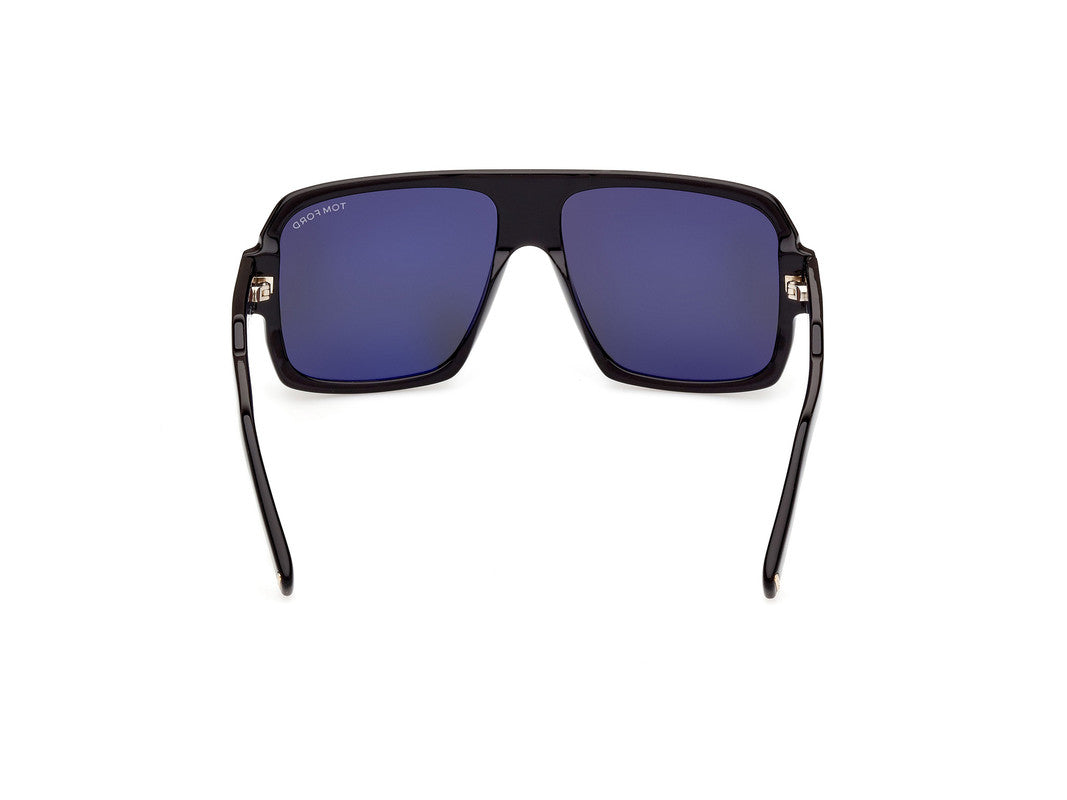Shiny Black Male Sunglasses Tom Ford 889214318213