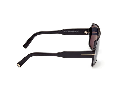 Shiny Black Male Sunglasses Tom Ford 889214318213