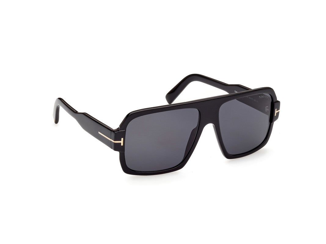 Shiny Black Male Sunglasses Tom Ford 889214318213